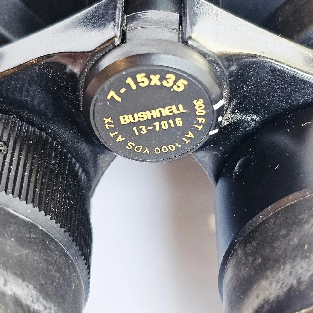 Vintage Bushnell 7-15X35 Binoculars 300 ft at 1000 yds AT7X 13-7016 wCase 1430